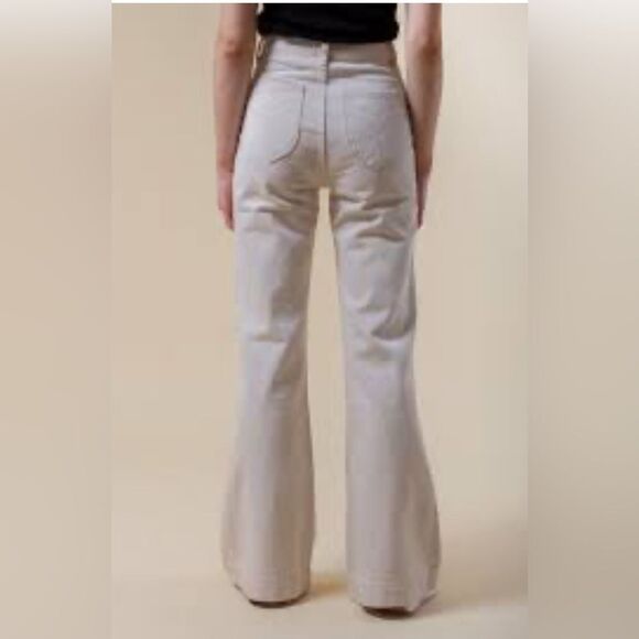 Rolla's Eastcoast Flare Jeans in beige natural NWT - Picture 3 of 7